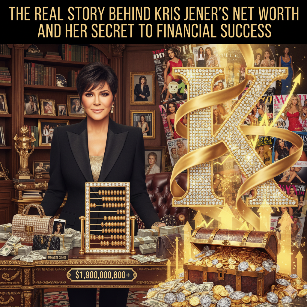 Behind Kris Jenner